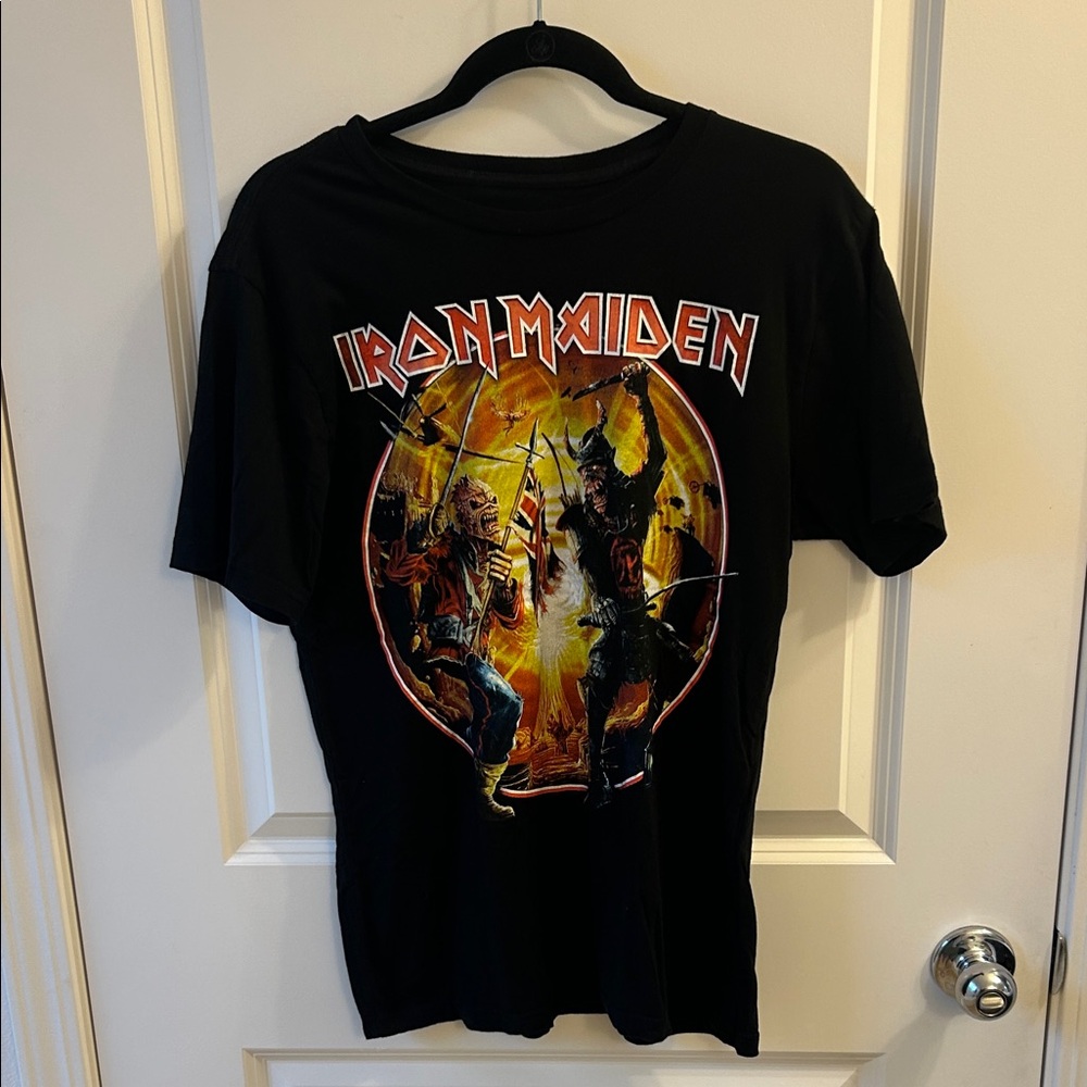 Iron Maiden Legacy of the Beast 2022 World Tour Shirt.  Black Graphic T-Shirt